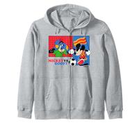 Disney Mickey And Friends Stricker Mickey Vs Goalie Goofy Zip Hoodie