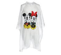 Disney Mickey and Minnie Mouse Rain Poncho, Clear