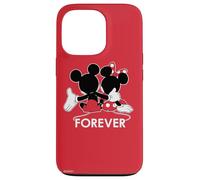 Disney Mickey and Minnie Mouse Silhouettes Forever Red Case for iPhone 13 Pro