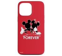 Disney Mickey and Minnie Mouse Silhouettes Forever Red Case for iPhone 13 Pro Max