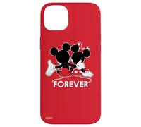 Disney Mickey and Minnie Mouse Silhouettes Forever Red Case for iPhone 14 Plus