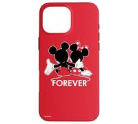 Disney Mickey and Minnie Mouse Silhouettes Forever Red Case for iPhone 16 Pro Max