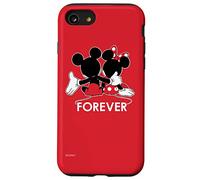 Disney Mickey and Minnie Mouse Silhouettes Forever Red Case for iPhone SE (2020) / 7 / 8