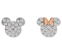Disney Mickey and Minnie Mouse Stone Set Stud Earrings