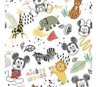 Disney Mickey and Minnie Mouse Wrapping Paper, 200 cm x 70 cm, White and Black