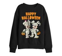 Disney Mickey And Minnie Mouse Zombies Kids Sweatshirt, Black, 12-13