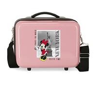 Disney Mickey and Minnie Travel The World New York Adaptable Toiletry Bag Nude 29x21x15cm Rigid ABS 9.14L 0.8kg, New York, One Size, Toiletry Bag