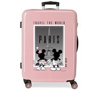 Disney Minnie Y Mickey Paris 68 Cm 70l Trolley Bag