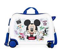 Disney Mickey Be Cool Blue Children's Suitcase 50x39x20 cm Rigid ABS Side combination lock 34L 1.8 kg 4 Wheels Hand Luggage