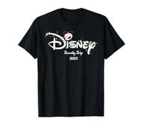 Disney Mickey Christmas Lights Family Trip 2025 Script Logo T-Shirt