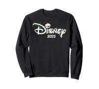 Disney Mickey Christmas Lights Holiday Trip 2025 Script Logo Sweatshirt