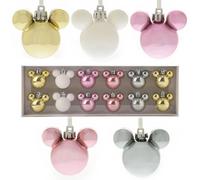 Disney Mickey Christmas: Mini Blush Baubles (Set of 12)