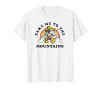 Disney Mickey Classic Mickey Take Me To The Mountains T-Shirt, Men, White, 4X-Large