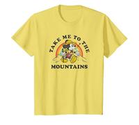 Disney Mickey Classic Mickey Take Me To The Mountains T-Shirt, Youth, Lemon Yellow, 2T