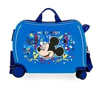 Disney Mickey Colour Mayhem Children's Suitcase, Blue, Children's Suitcase