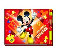 Disney Mickey Deluxe Autograph Book with Pen