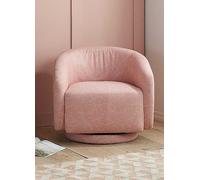 Disney Mickey Doodle Accent Swivel Chair Pink
