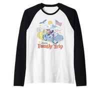Disney Mickey & Friends 2026 Family Trip USA Summer Vacation Raglan Baseball Tee