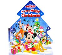 Disney Mickey & Friends: A Very Mickey Christmas (Shaped Board Books)