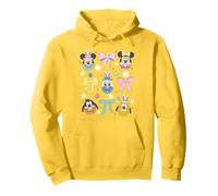 Disney Mickey & Friends Cute Easter Eggs Pastel Color Logo Pullover Hoodie
