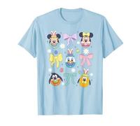 Disney Mickey & Friends Cute Easter Eggs Pastel Color Logo T-Shirt