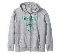 Disney Mickey & Friends Father's Day Best Dad Goofy Big Logo Zip Hoodie