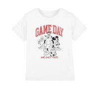Disney Mickey Friends Game Day Kids T Shirt, White, 5-6Y