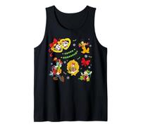 Disney Mickey & Friends Happy Holidays Coquette Christmas Tank Top