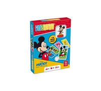 ASS Altenburger 22522241 Disney Mickey & Friends Mouse Card Game with Toy Figure Mickey