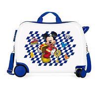 Disney Mickey, Good Mood Children's Suitcase, Multicolour 50 x 38 x 20 cm, Rigid ABS Combination Lock 34 L, 2.1 Kg, 4 Wheels Hand Luggage