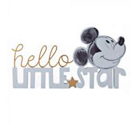 Disney Mickey Hello Little Star Mantle Plaque Blue