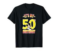 Disney Mickey It's My 50th Birthday Red & Yellow T-Shirt