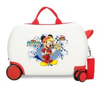 Disney Mickey Joy Multicoloured Kids Rolling Suitcase 41x34x20 cm Rigid ABS Combination lock 25 Litre 2.1 Kg 4 Wheels Hand Luggage