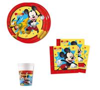 Disney Mickey Jump Into Fun 52pc Table Set for 16