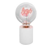 Paladone Disney Mickey Mouse Decorative LED Neon Bulb Lamp - E27 Glass Lightbulb, Officially Licensed Collectible Gift, Fun Light for Bedrooms & Homes, Red