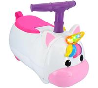 Unicorn Zoom Zoom Ride On Toys - Interactive Lights & Sounds Unicorn Car for Kids with Built-in Storage, Push Along For Balance & Coordination - Ride-On Toys for 1 Year Old, Boys, Girls
