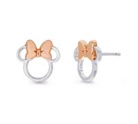 Disney Mickey & Minnie Brass Tt Cut-Out Stud | Acotis - Base Metal