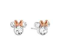 Disney Mickey & Minnie Brass Tt Slv Plt Crystal | Acotis - Base Metal
