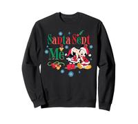 Disney Mickey & Minnie Christmas "Santa Sent Me" Holiday Sweatshirt