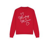 Disney Mickey & Minnie Classic Signatures Sweatshirt, Red | Size: 2XL Disney Red 2XL