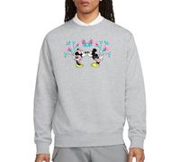 Disney Mickey Minnie Cross Stitch Unisex Sweatshirt, Athletic Heather, XX-Large