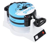 Disney Mickey & Minnie Double Flip Waffle Maker by Select Brands - Disney Waffle Maker - Features Non-Stick Plates - Blue Minnie & Mickey Mouse Waffle