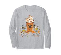 Disney Mickey & Minnie in My Pumpkin Spice Era Fall Coffee Long Sleeve T-Shirt