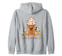 Disney Mickey & Minnie "In My Pumpkin Spice Era" Fall Coffee Zip Hoodie