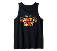 Disney Mickey & Minnie "It's My Birthday" Big Letters Party Tank Top