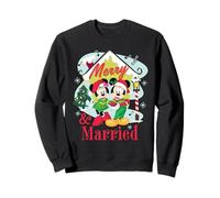 Disney Mickey & Minnie "Merry & Married" Christmas Couples Sweatshirt