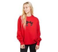 Disney Mickey & Minnie Mouse Kiss Silhouette Cotton Sweatshirt In Red Red