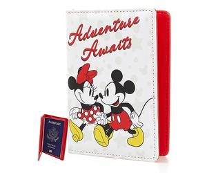 Disney Mickey & Minnie Mouse Passport Holder Travel Accessories - Officially Licensed, Multicolor, Classic