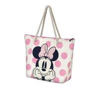 Disney Minnie Mouse Dots-Soleil Beach Bag, Pink, 52 x 37 cm