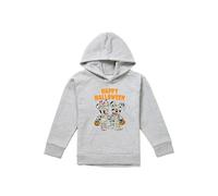 Disney Mickey & Minnie Mouse Zombies Youth Kids Pull-Over Hoodie, Athletic Heather in Grey | Size: 7-8 Years Disney Grey 7-8 Years